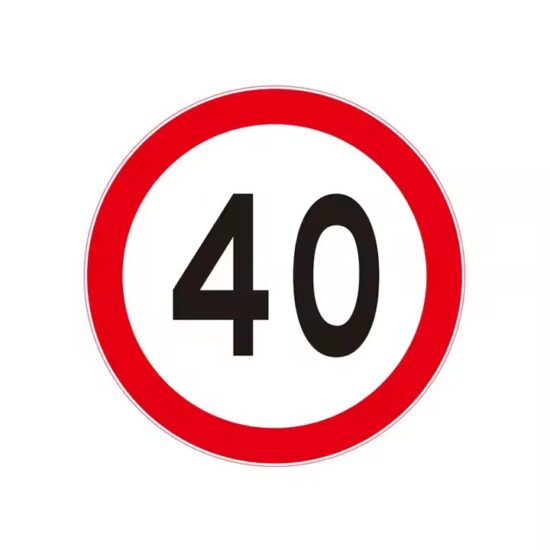 Durable Reflective Speed and Height Limit Road Sign