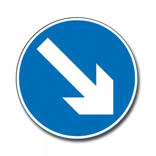 Factory-Direct High Visibility Road Guide Sign for Traffic Safety