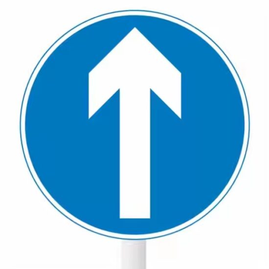 Factory-Direct High Visibility Road Guide Sign for Traffic Safety