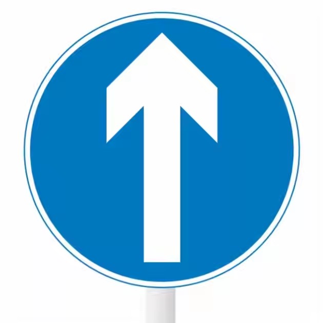 Factory-Direct High Visibility Road Guide Sign for Traffic Safety