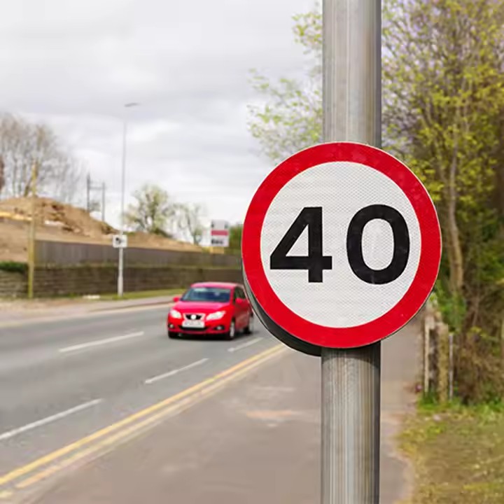 Waterproof Reflective Speed Limit Road Sign