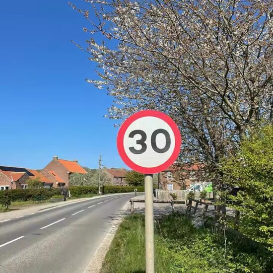 Waterproof Reflective Speed Limit Road Sign