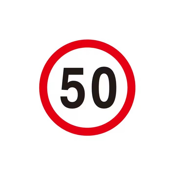 Custom Reflective Triangular Traffic Direction Sign