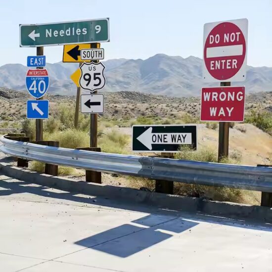 Waterproof Corrosion-Resistant Safety Metal Traffic Sign