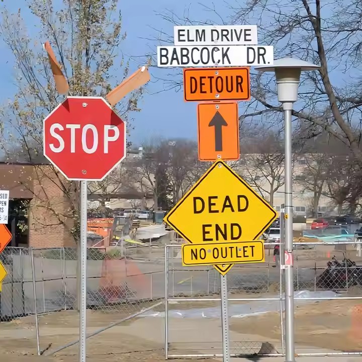 Waterproof Corrosion-Resistant Safety Metal Traffic Sign