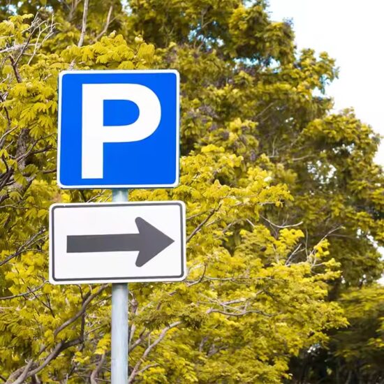 Top-Selling Reflective Safety Parking Sign for Outdoor Use