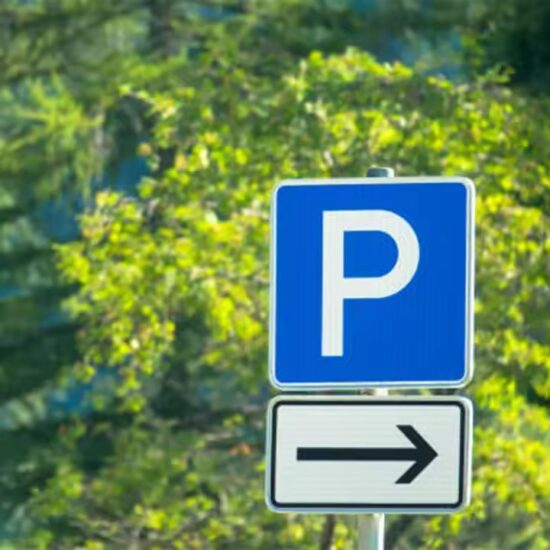 Top-Selling Reflective Safety Parking Sign for Outdoor Use
