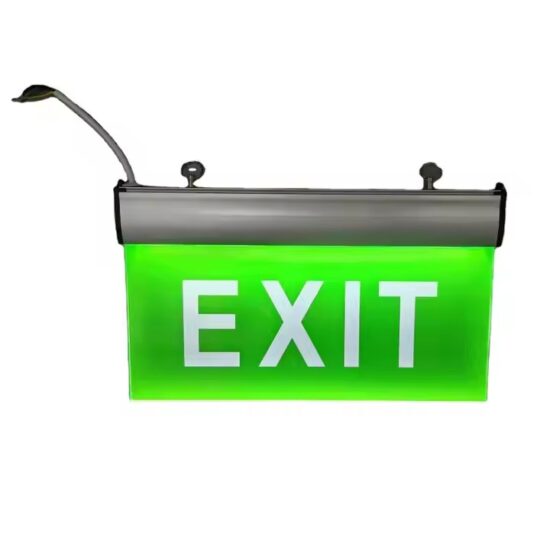 LED Corridor Emergency Exit Sign with Battery Backup
