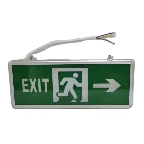 LED Corridor Emergency Exit Sign with Battery Backup