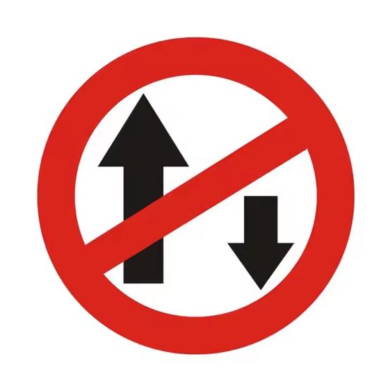 Custom Round Reflective Aluminum Traffic Guide Sign