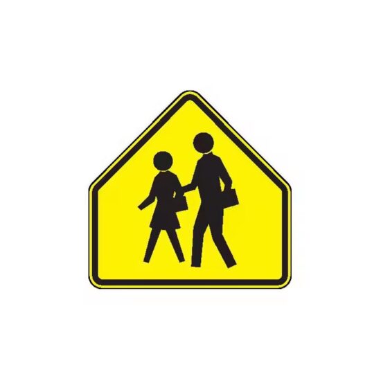 Factory Direct Reflective Road Warning Sign for School Zone Safety
