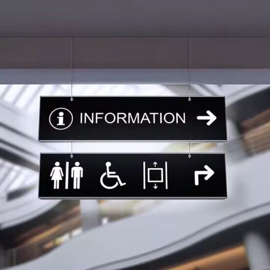 Outdoor Direction Sign for Airport and Shopping Mall Parking