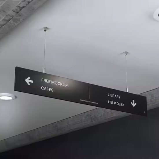Outdoor Direction Sign for Airport and Shopping Mall Parking
