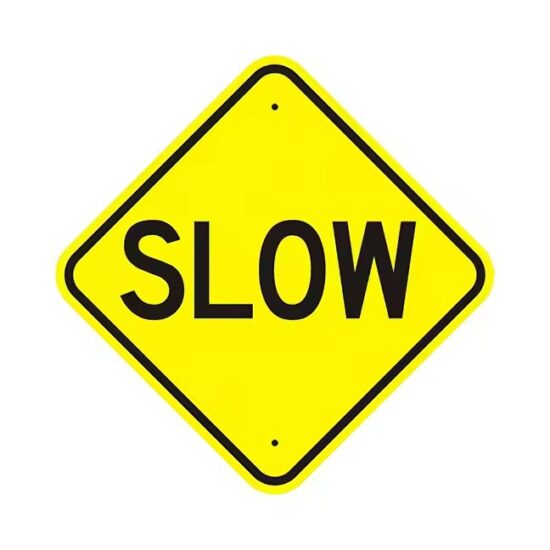 Reflective Outdoor School Zone Traffic Safety Sign for Pedestrian Protection