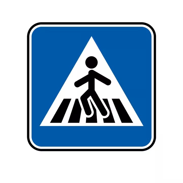 Waterproof High-Durability Metal Safety Traffic Sign