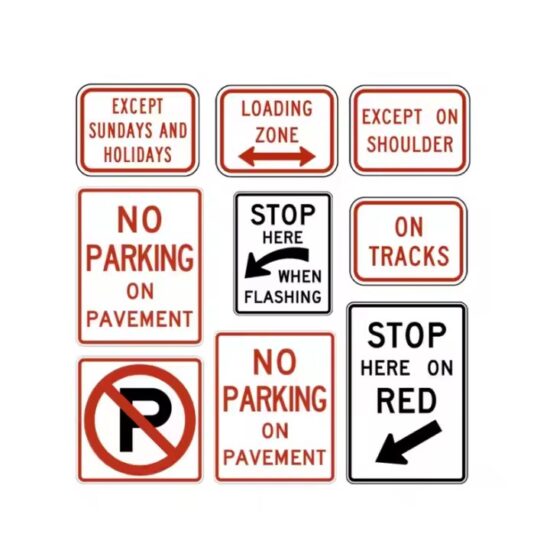 Outdoor Reflective Traffic Road Sign