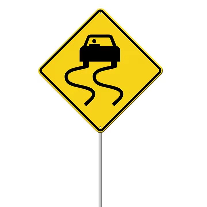 Reflective Metal Warning Traffic Road Sign