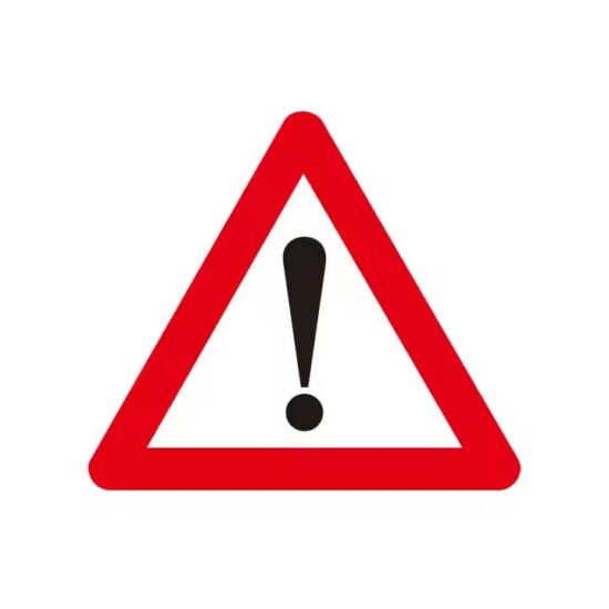 Reflective Folding Road Warning Sign for Temporary Traffic Control
