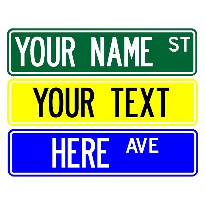 Wholesale Personalized Reflective Street Name Sign for Traffic Roads