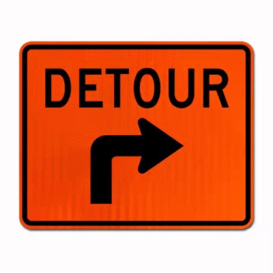 Outdoor Reflective Metal Traffic Road Sign