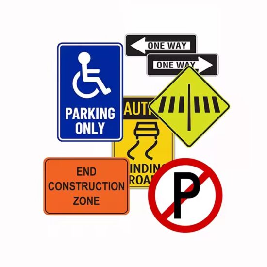 Outdoor Reflective Metal Traffic Road Sign