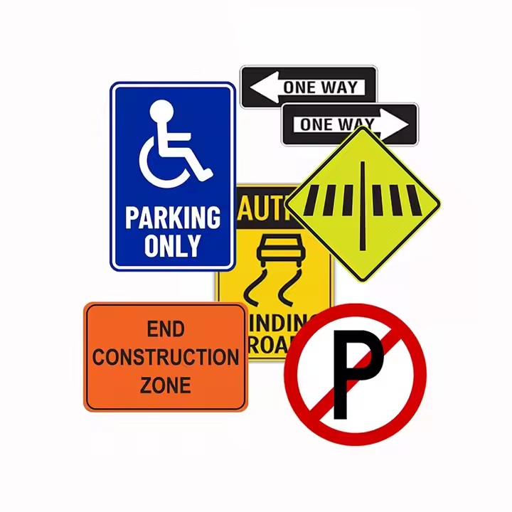 Outdoor Reflective Metal Traffic Road Sign