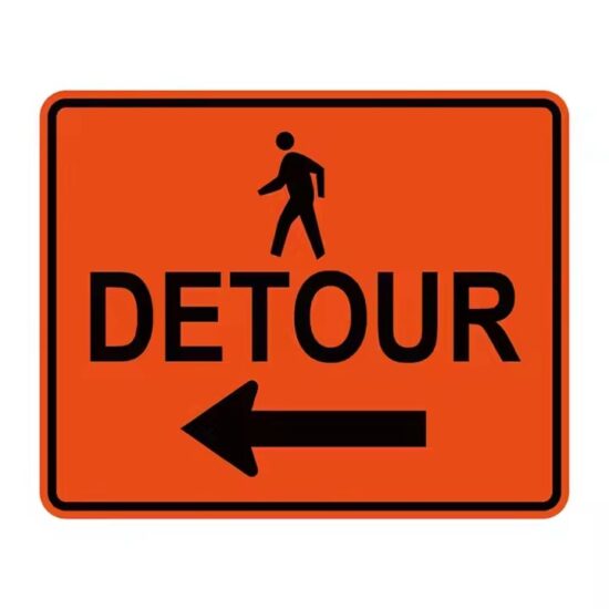 Outdoor Reflective Metal Traffic Road Sign