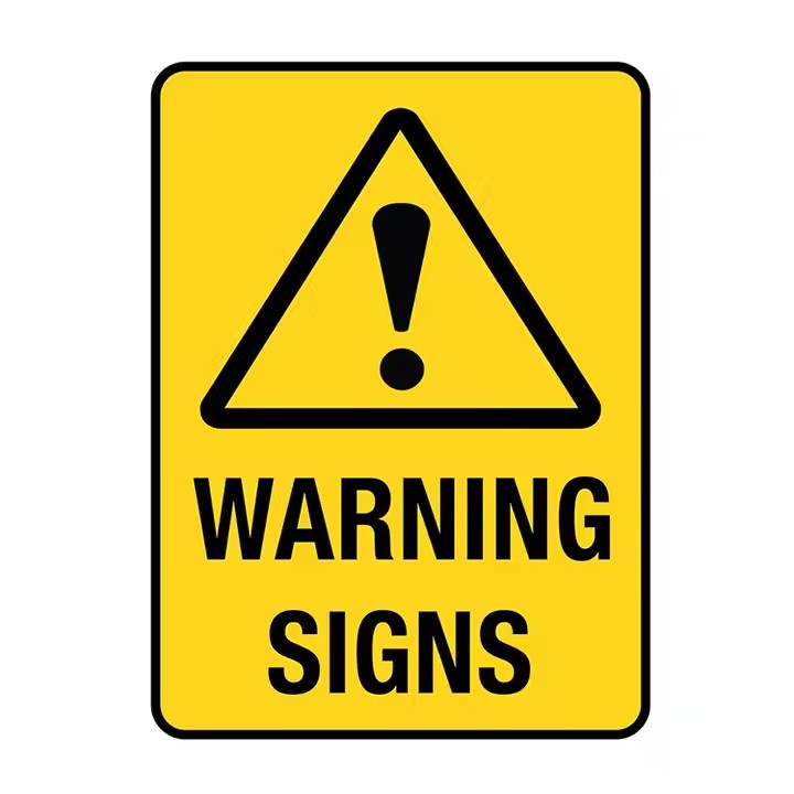 Reflective Wholesale Traffic Safety Warning Sign for Roadside Use