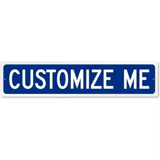 Custom Personalized Reflective Street Name Sign for Roads