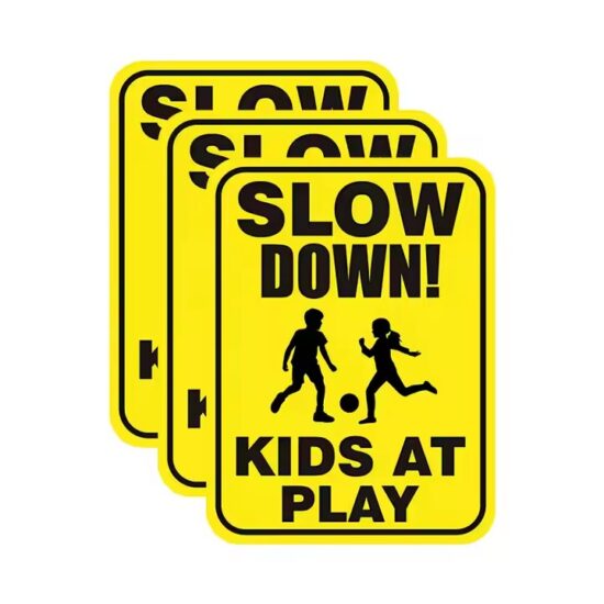 High-Quality Reflective School Zone Safety Sign for Pedestrian Protection