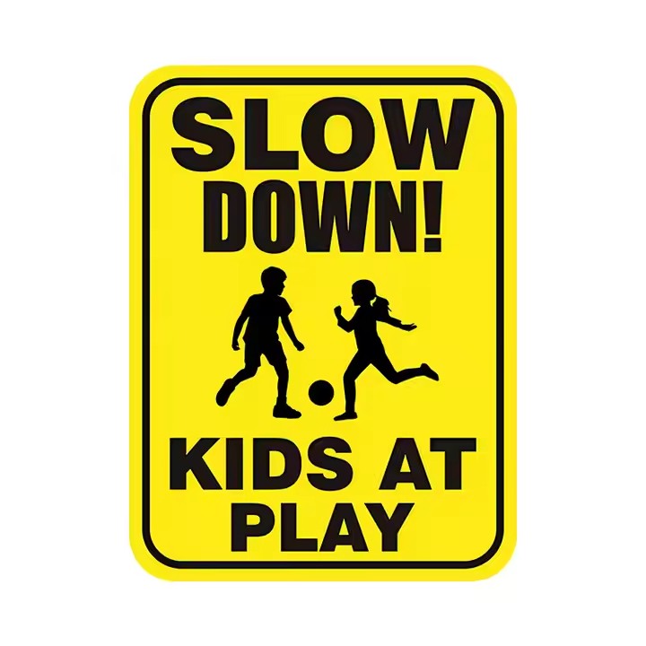 High-Quality Reflective School Zone Safety Sign for Pedestrian Protection