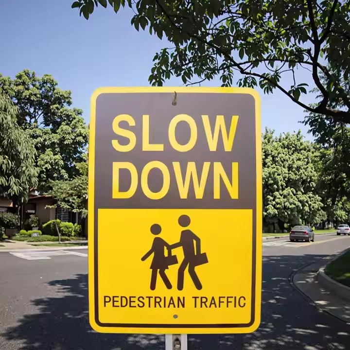 Durable Waterproof Reflective School Zone Safety Sign