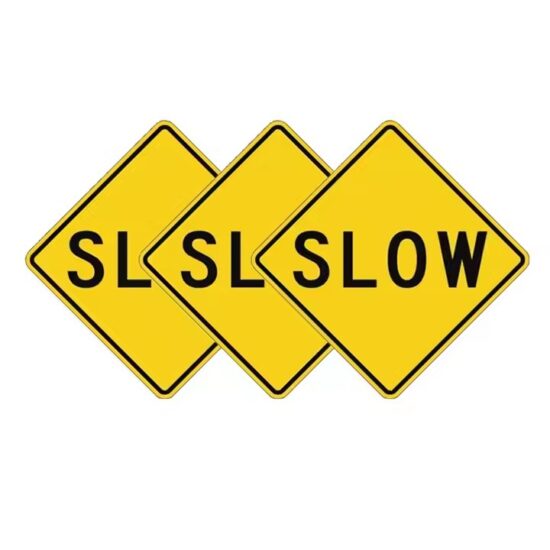 Durable Waterproof Reflective School Zone Safety Sign