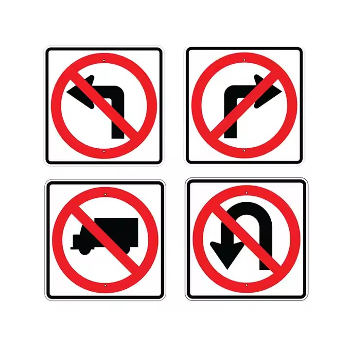 High-quality reflective safety regulatory traffic sign
