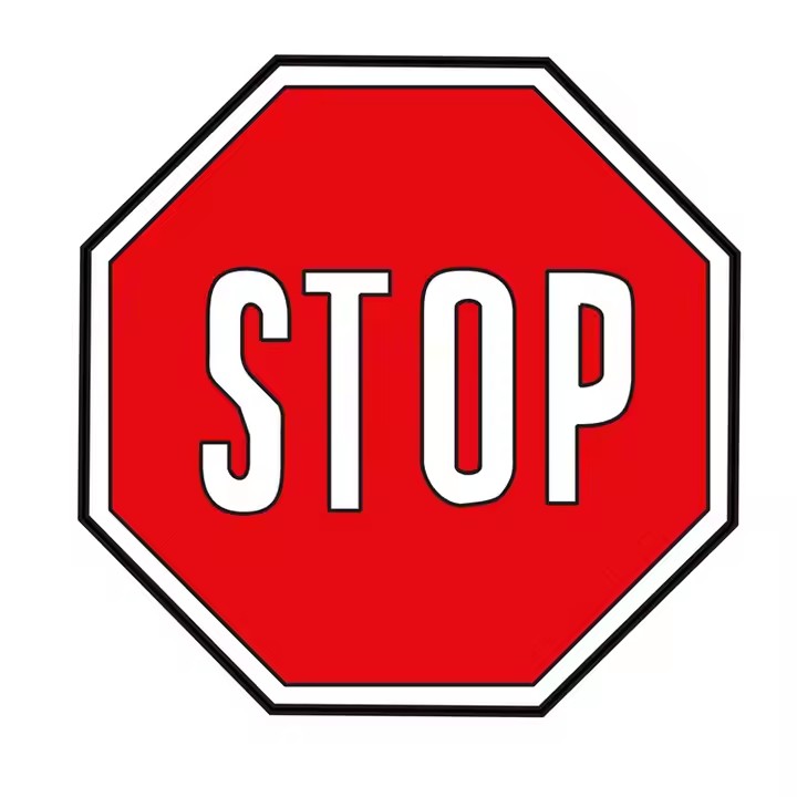Portable Custom Traffic Road Sign for Outdoor Use