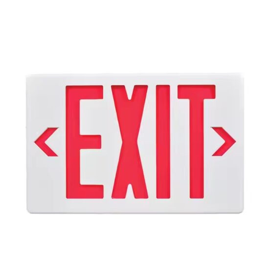 LED Emergency Exit Sign with Dual Arrow Directional Options
