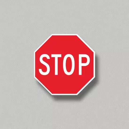Modern Outdoor No Parking Sign with Reflective Coating