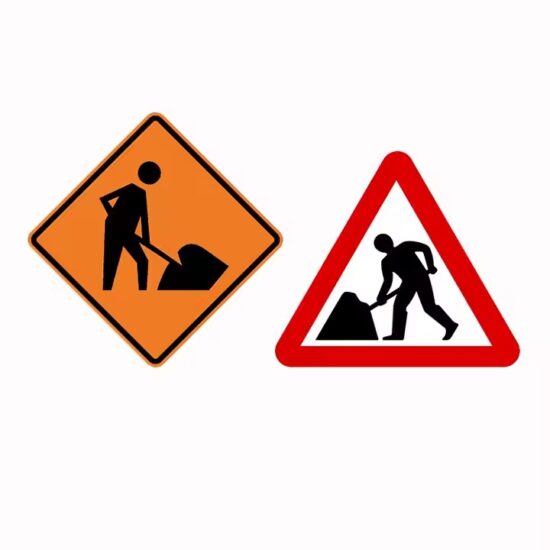 Custom Reflective Aluminum Traffic Sign for Road Safety