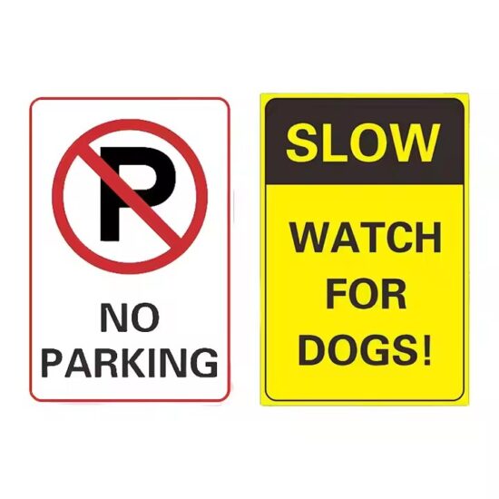 Custom Aluminum Safety Metal Traffic Sign