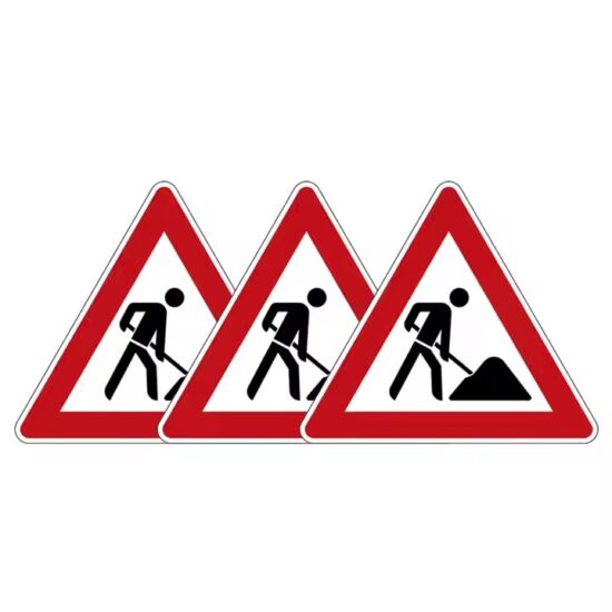 High-Intensity Reflective Aluminum Road Construction Sign