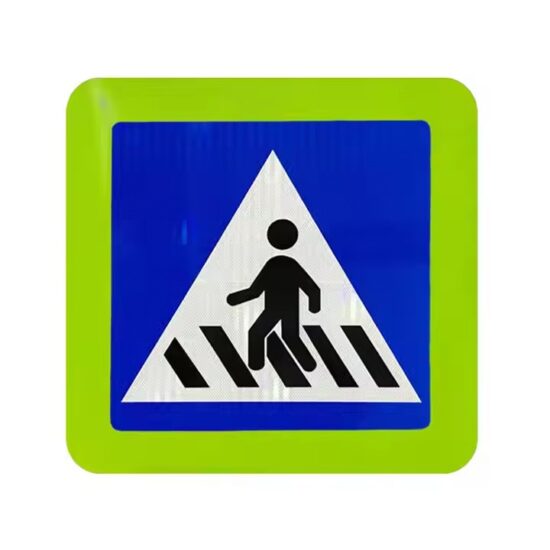 Custom reflective traffic signs with high visibility for road safety