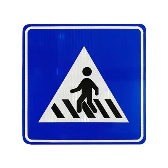 Custom reflective traffic signs with high visibility for road safety