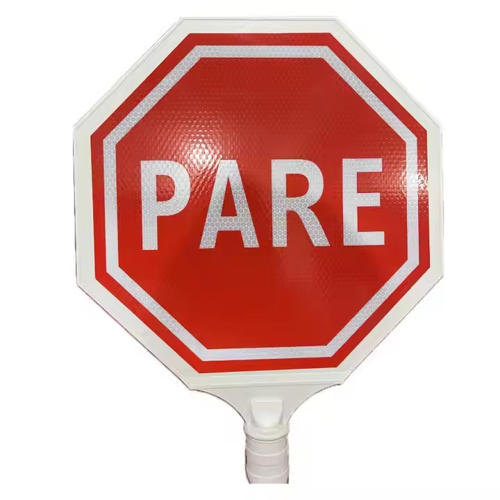 Custom outdoor road safety reflective signs with high visibility and weather resistance