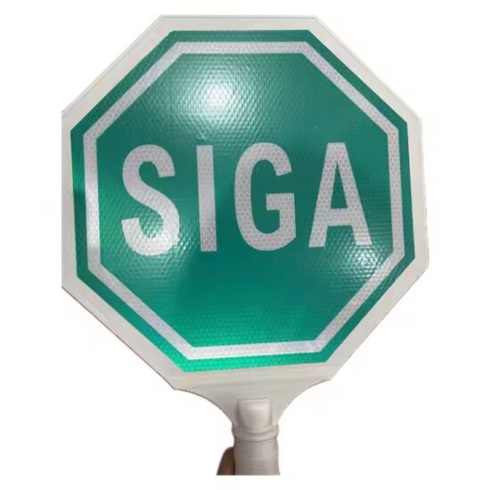 Custom outdoor road safety reflective signs with high visibility and weather resistance