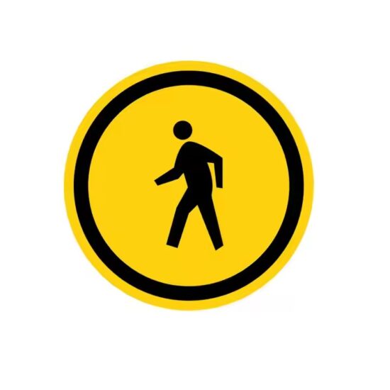 Custom Pedestrian Safety Metal Traffic Sign