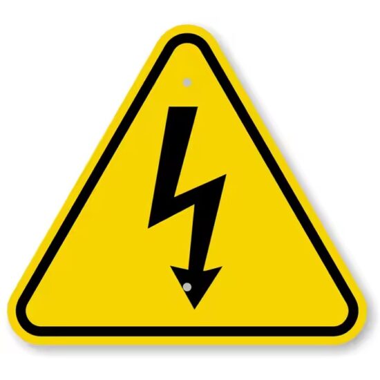Custom Reflective Safety Warning Sign for Workplace and Road Use