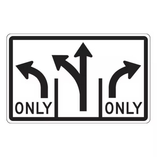 Custom Size Safety Warning Metal Traffic Sign