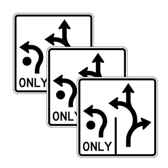 Custom Size Safety Warning Metal Traffic Sign
