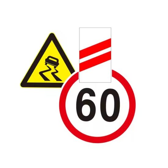 Custom Reflective Aluminum Traffic Road Sign