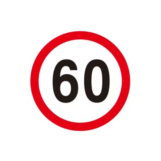 Custom reflective traffic safety warning signs for enhanced road visibility